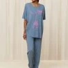 Triumph Sets Kurzarm-Pyjama -CALIDA-Shop Triumph Sets Kurzarm Pyjama blau 10214839 0032