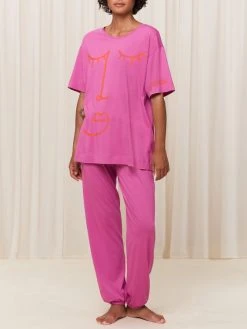 Triumph Sets Kurzarm-Pyjama -CALIDA-Shop Triumph Sets Kurzarm Pyjama rosa 10214839 00YK 2