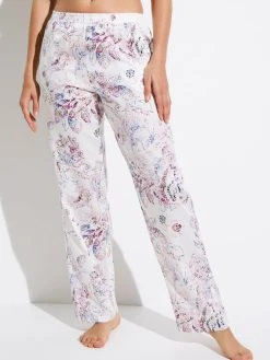 Zimmerli Cotton Sateen Print Hose, Lang