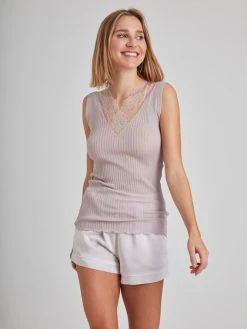Zimmerli Feminine Stripes Shorts -CALIDA-Shop Zimmerli Feminine Stripes Shorts rosa 514939080 313 2