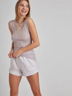 Zimmerli Feminine Stripes Shorts -CALIDA-Shop Zimmerli Feminine Stripes Shorts rosa 514939080 313 3